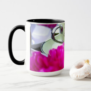 Benutzerdefinierte Liebe & leichte 15oz Kaffee-Tas Tasse