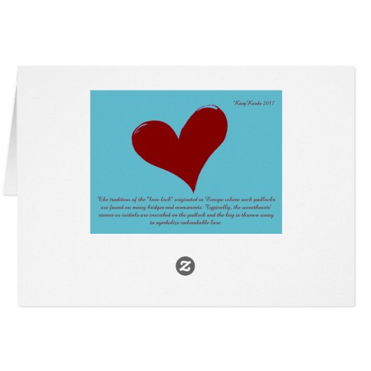 Benutzerdefinierte "Liebe Lock"-Padlock-Relationsh (Rückseite Horizontal)