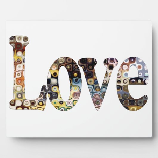 Benutzerdefinierte Liebe mit Ihrem Foto Fotoplatte (Vorderseite)