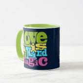 Benutzerdefinierte Liebe-Monogramm-Tasse Tasse (Vorderseite Links)