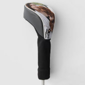 Benutzerdefinierte LIEBE Paw Print Golf Head Cover Golf Headcover (angewinkelt)