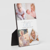 Benutzerdefinierte Liebe Sie Gigi 4 Foto Collage P Fotoplatte (Seite)