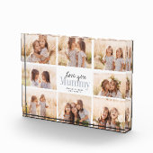 Benutzerdefinierte Liebe Sie Mama Mütter Tag FotoC Fotoblock (Rechts)