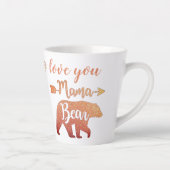 Benutzerdefinierte Liebe Sie MAMA wird glücklich M Milchtasse (Rechts)