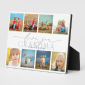 Benutzerdefinierte Liebe Sie Oma 8 FotoCollage Fotoplatte (Seite)