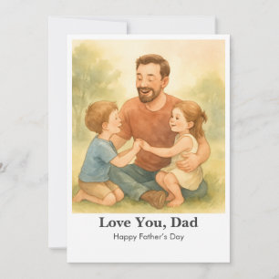Benutzerdefinierte Liebe Sie, Vater - Vatertagskar Einladung