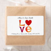 Benutzerdefinierte LIEBE Square Buchstaben Rot und (Insitu)