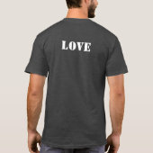 Benutzerdefinierte Liebe Textbild Zeichenfarbe für T-Shirt (Rückseite)