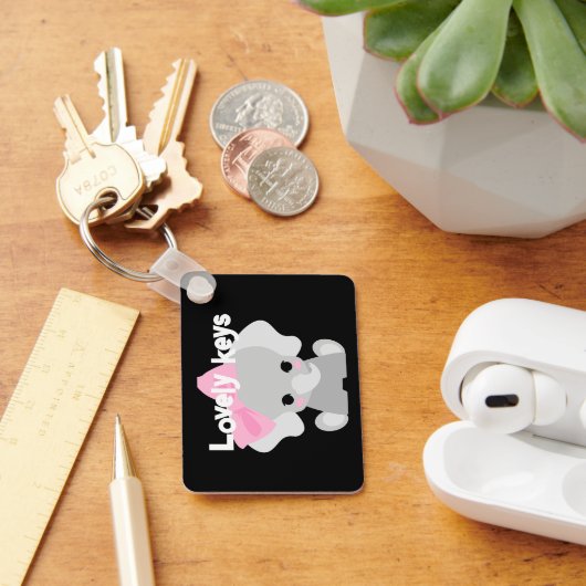 Benutzerdefinierte liebliche Tastenkombinationen T Schlüsselanhänger (Schreibtisch)