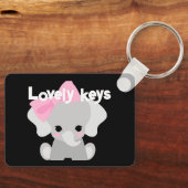 Benutzerdefinierte liebliche Tastenkombinationen T Schlüsselanhänger (Vorderseite)