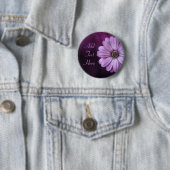 Benutzerdefinierte lila Blume Button (Beispiel)