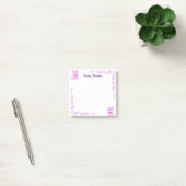Benutzerdefinierte lila Fuchs-Filigran-Post-it-Not Post-it Klebezettel (Büro)