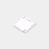 Benutzerdefinierte lila Fuchs-Filigran-Post-it-Not Post-it Klebezettel (angewinkelt)