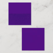 Benutzerdefinierte Lila Glitzer-Business-Karte am Quadratische Visitenkarte (Vorne/Hinten)