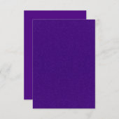 Benutzerdefinierte Lila Glitzer-Flat-Dankeschön-Ka Dankeskarte (Vorne/Hinten)