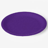 Benutzerdefinierte Lila Glitzer-Lärm-Teller Pappteller (Schrägansicht)