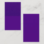 Benutzerdefinierte Lila Glitzer Top-Visitenkarte Visitenkarte (Vorne/Hinten)