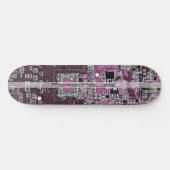 Benutzerdefinierte lila Leiterplatte für IT-Expert Skateboard (Horizontal)
