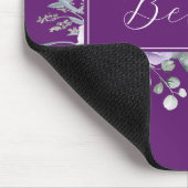 Benutzerdefinierte lila Rosen Mousepad (Ecke)