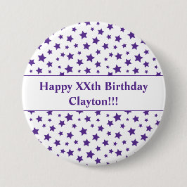 Benutzerdefinierte Lila Sterne mit der Schaltfläch Button