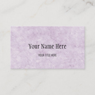 Benutzerdefinierte Lila Textur-Visitenkarte Visitenkarte