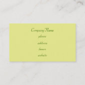 Benutzerdefinierte Limon türkische Visitenkarte (Rückseite)