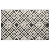 Benutzerdefinierte Linenschwarz Abstrakt überprüft Stoff (Fat Quarter (45,7 x 55,9 cm))
