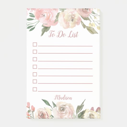 Benutzerdefinierte Liste erstellen Post-it Klebezettel (Vorderseite)