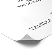 Benutzerdefinierte Liste - Menu Poster (Ecke)