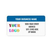 Benutzerdefinierte Logo-Adresse Markierungen Ihre Adressaufkleber (Vorne)