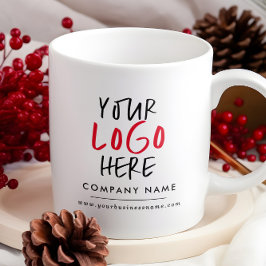 Benutzerdefinierte Logo-Aufkleber | Branding in Un Kaffeetasse