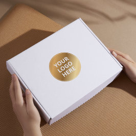 Benutzerdefinierte Logo-Aufkleber - Personalisiert Runder Aufkleber