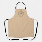 Benutzerdefinierte Logo-Bäckerei-Schürze Schürze (Vorderseite)