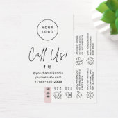 Benutzerdefinierte Logo-BB-Glow-Aftercare-Anleitun (Schreibtisch)