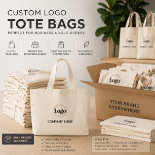 Benutzerdefinierte Logo-Branding-Unternehmens-Werb Jumbo Stoffbeutel