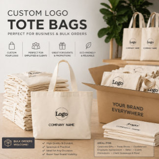 Benutzerdefinierte Logo-Branding-Unternehmens-Werb Jumbo Stoffbeutel