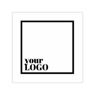 Benutzerdefinierte Logo-Briefmarke 1.5"x1.5" Permastempel