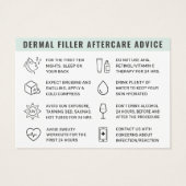 Benutzerdefinierte Logo-Dermal-Filler-Aftercare-Ra (Rückseite)