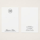 Benutzerdefinierte Logo-elegante Schriftstellerkar (Vorne & Hinten)