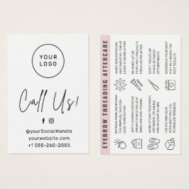 Benutzerdefinierte Logo-Eyebrow-Karte