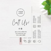 Benutzerdefinierte Logo-Eyebstrainenkarte (Schreibtisch)