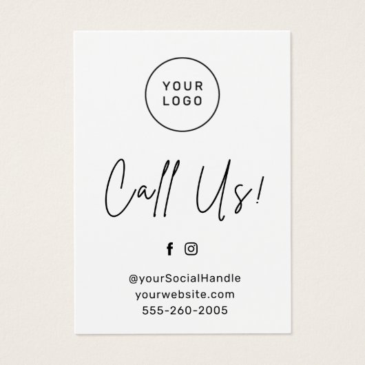 Benutzerdefinierte Logo-Eyebstrainenkarte (Vorderseite)