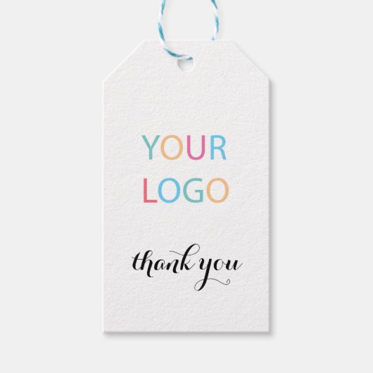 Benutzerdefinierte Logo-Firma Geschenkanhänger (Vorderseite)