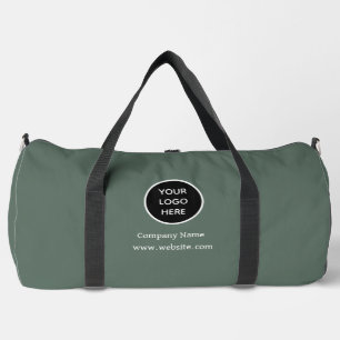 Benutzerdefinierte Logo Firma Sage Green Geschäftl Duffle Bag
