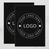 Benutzerdefinierte Logo-Flat-Karte (Vorne/Hinten)
