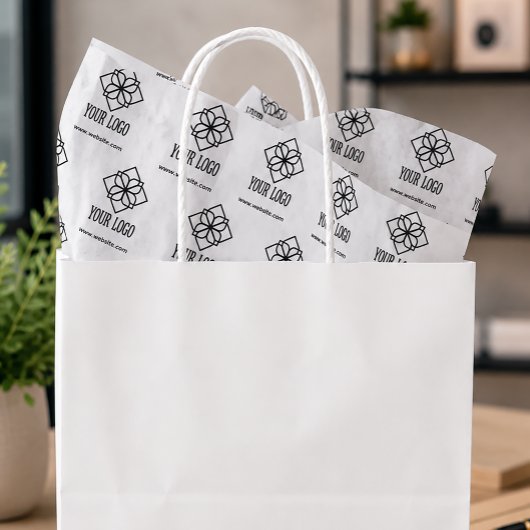 Benutzerdefinierte Logo-Geschäftsverpackung Seidenpapier