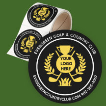 Benutzerdefinierte Logo Golf Club Website Telefon