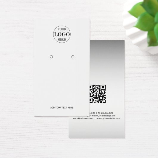 Benutzerdefinierte Logo-Grafikkarten mit verschwom (Schreibtisch)