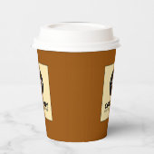 Benutzerdefinierte Logo-Gruppen | Kaffeekuppen mit Pappbecher (Links)