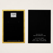 Benutzerdefinierte Logo-Imitate Goldstreifen-Ohrau (Vorne & Hinten)